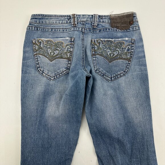 Industrial Cotton Bootcut Women's size 5 Medium Wash Blue Denim jeans - Picture 5 of 6